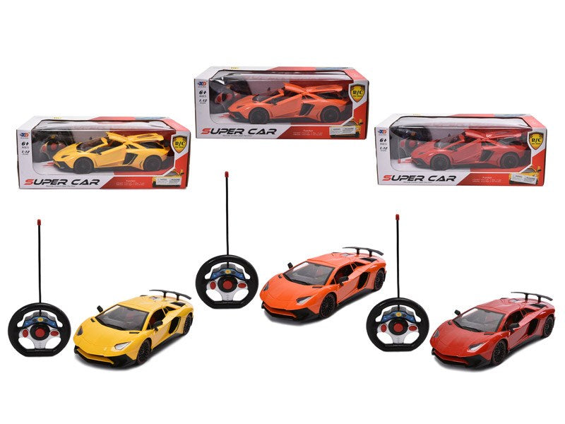Wonderplay 1:12 Remote Control Car With Opening Roof