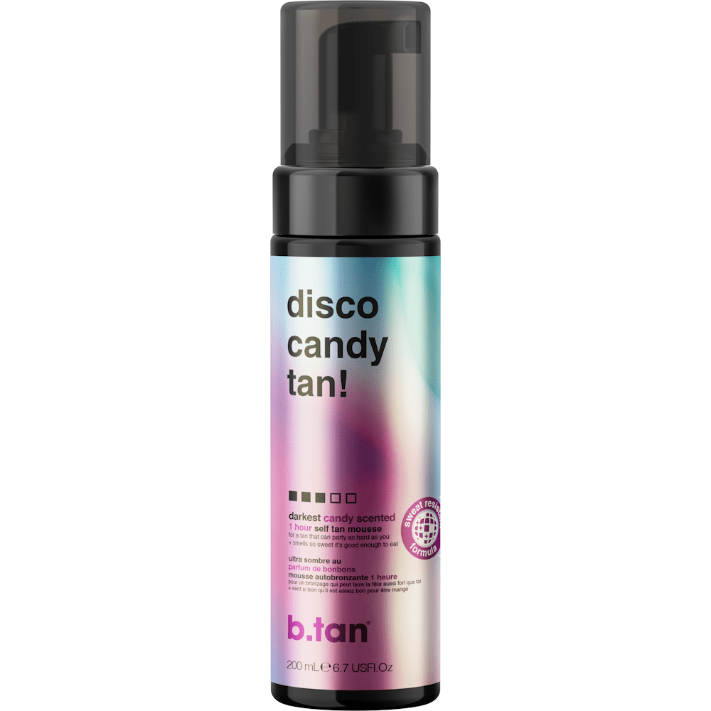 b.tan 1 Hour Self Tan Mousse 200mL -disco candy tan!