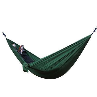 Backpacking Hammock Portable Nylon Parachute Outdoor Double Hammock - Blue Force Sports