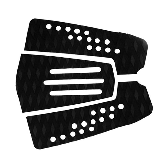 3 Surfing Surfboard Tail Pad Traction Deck Grip Skimboard Shortboard Surfing Black