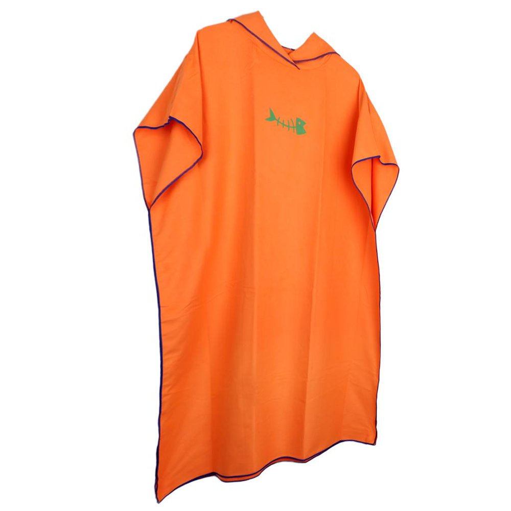 Adult Women Ed Poncho Changing Robe Beach Towel -Surf Kitesurf Swimning Pool Red