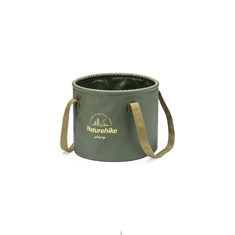 Bucket Outdoor Travel Camping Portable Water Basin Water Storage Bucket - Blue Force Sports