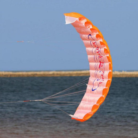 Zeonetak Parachute Dual Line Stunt Kite Parapente Parafoil Nylon Sport Kite Travel Paragliding Kitesurf Sport Toy for Adult