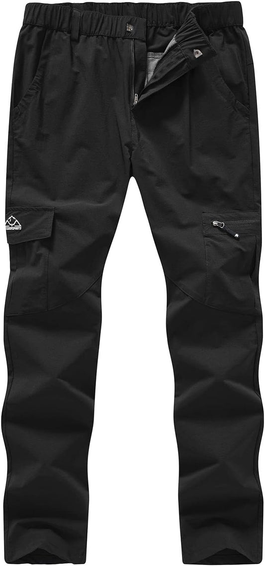 Women's Hiking Pants Lightweight Stretch Quick Drying UPF 50 Travel Work Cargo Pants 6 Pockets