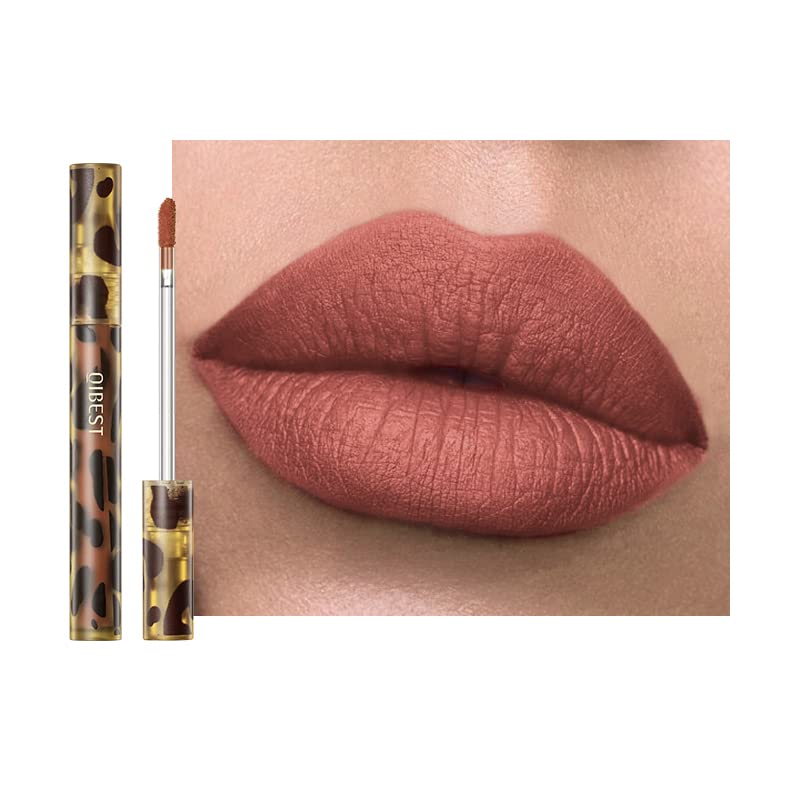 Anifer Velvet Matte Liquid Lipstick Makeup Long-Lasting and Waterproof Wear, Instant Shine Non-Stick Cup Lip Gloss,(Light Red.04)