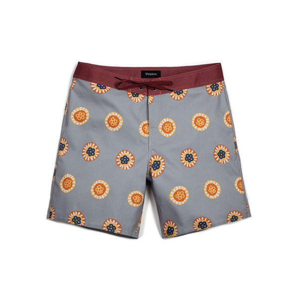 Brixton - Mitchell Trunk Board Shorts - Flint Grey SALE