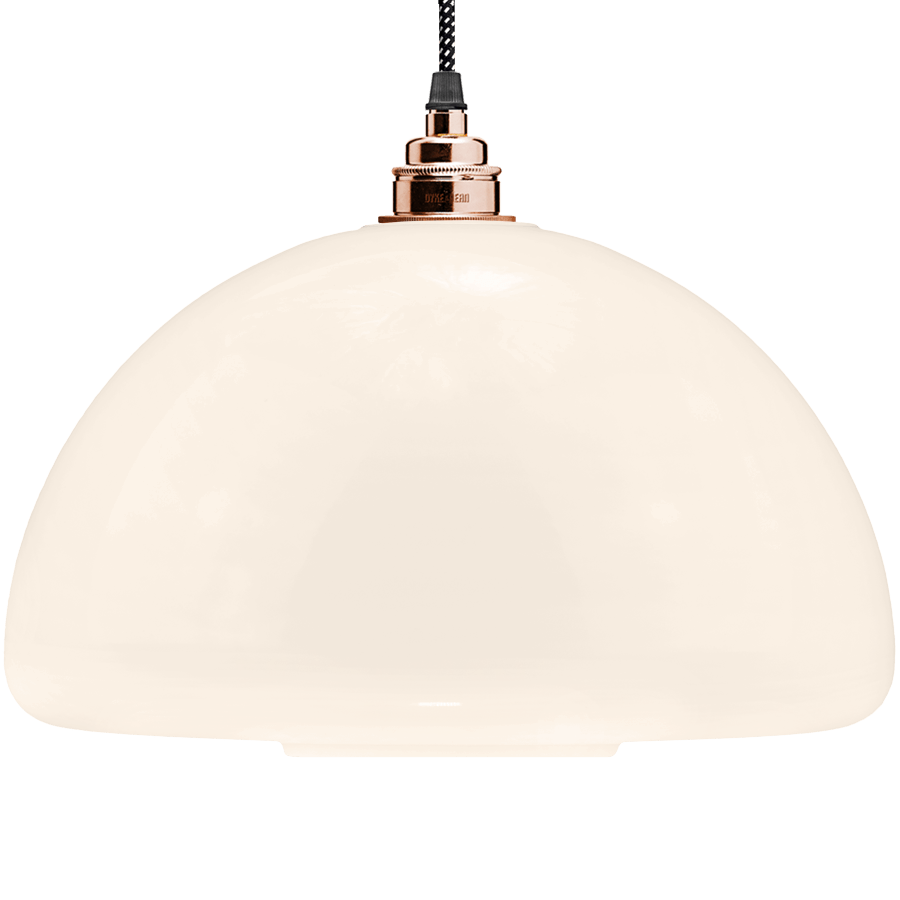 60s OPALINE GLASS PENDANT SHADE