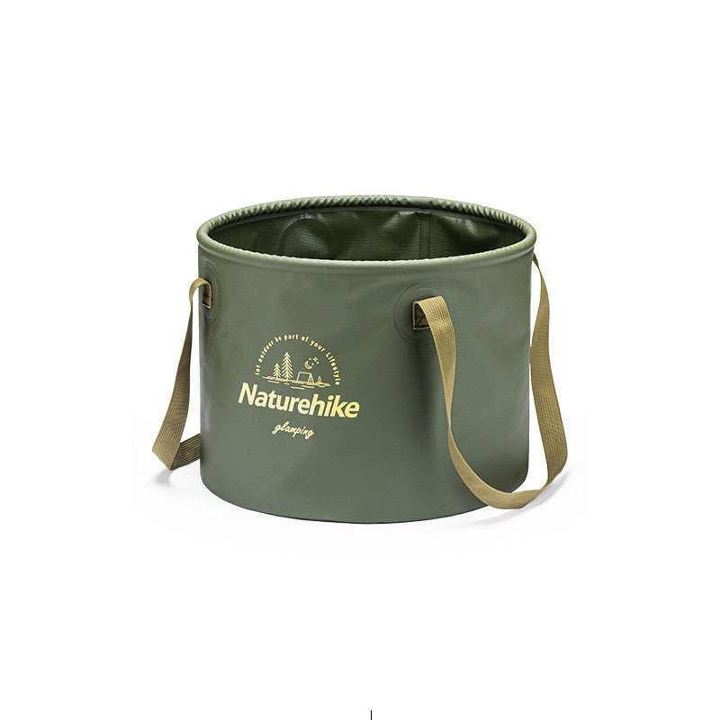 Bucket Outdoor Travel Camping Portable Water Basin Water Storage Bucket - Blue Force Sports
