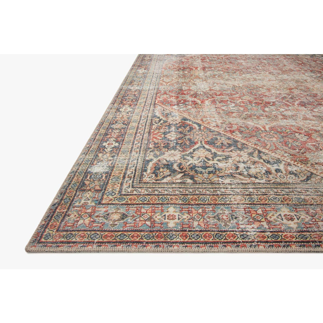 Amber Lewis Georgie Red/Navy Rug