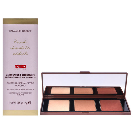 Zero Calorie Chocolate Highlighter Palette - 002 Caramel Chocolate