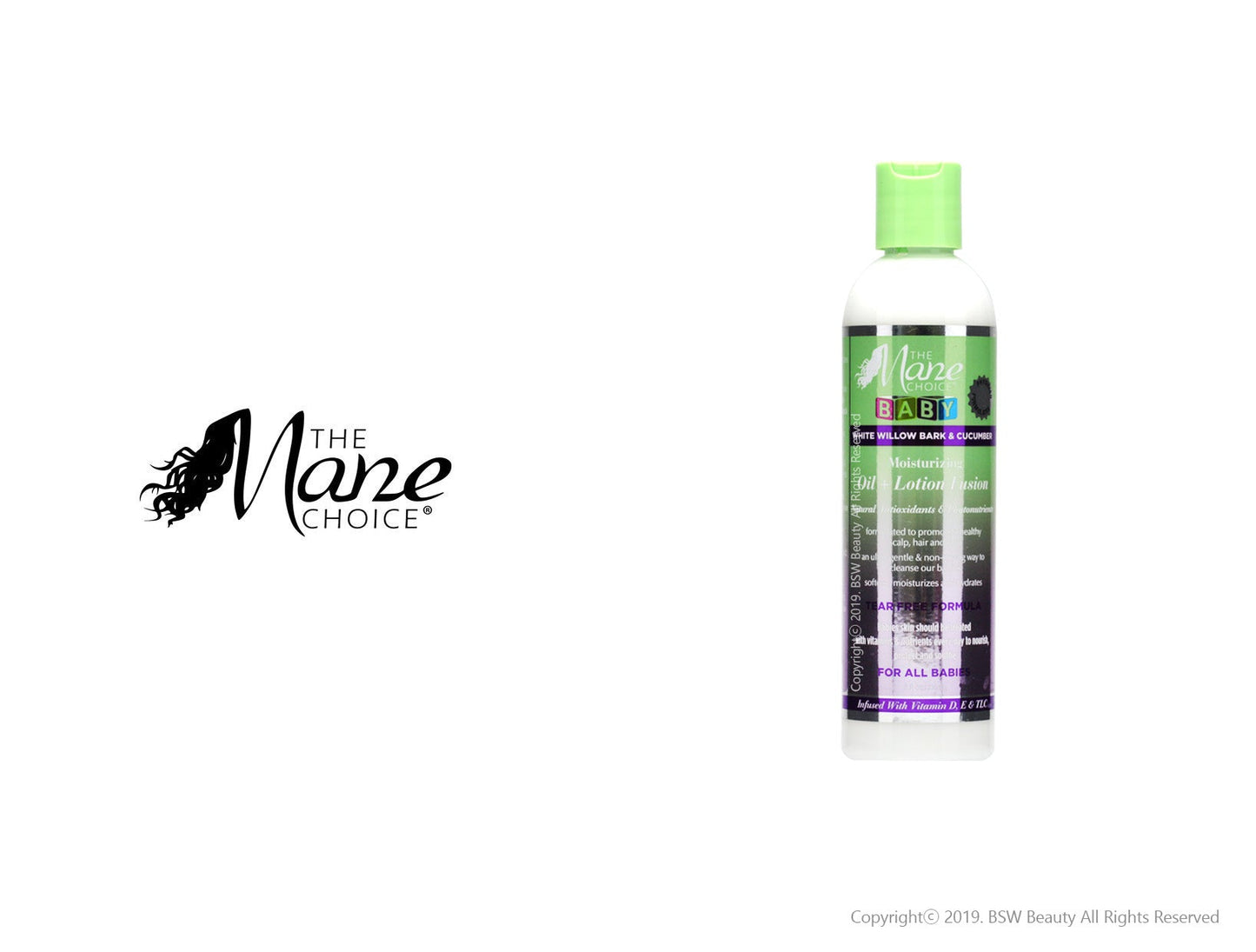 THE MANE CHOICE BABY MOISTURIZING OIL + LOTION FUSION 8oz