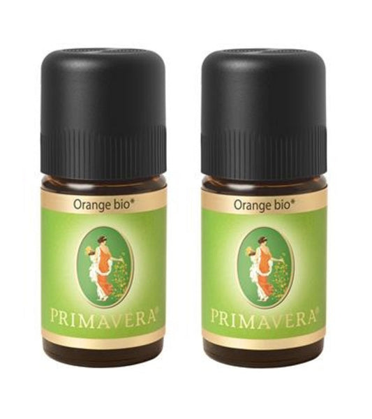 2xPack PRIMAVERA Organic Orange Oil (5ml each)