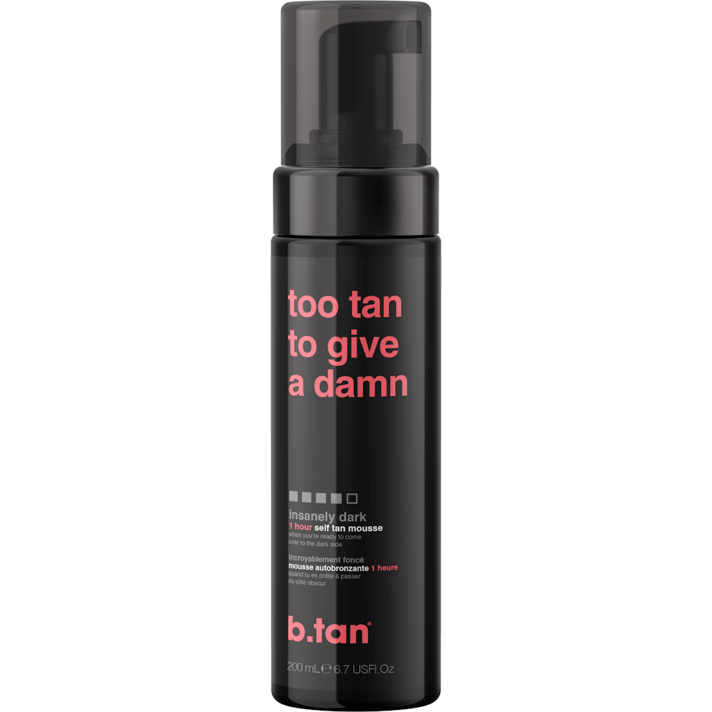 b.tan 1 Hour Self Tan Mousse 200mL - too tan to give a damn