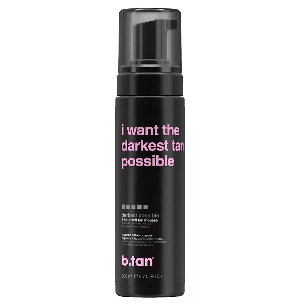 b.tan 1 Hour Self Tan Mousse 200mL - i want the darkest tan possible