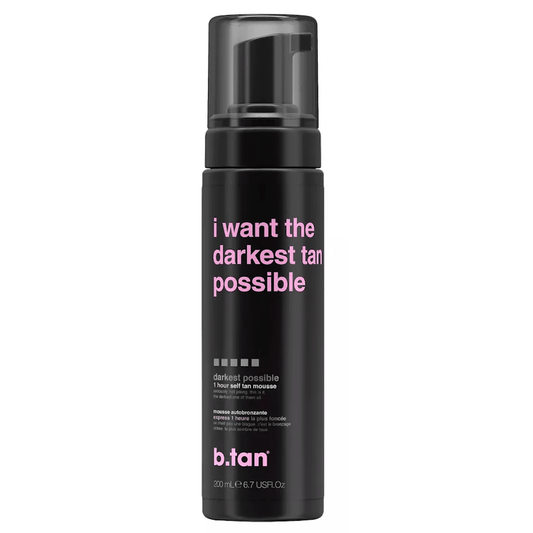 b.tan 1 Hour Self Tan Mousse 200mL - i want the darkest tan possible