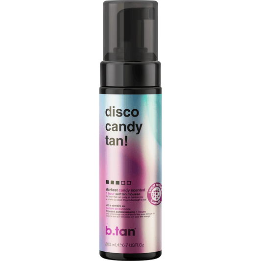 b.tan 1 Hour Self Tan Mousse 200mL -disco candy tan!
