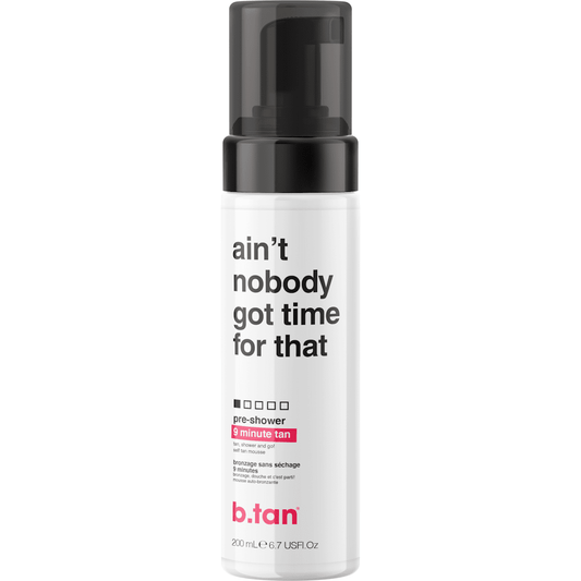 b.tan Pre-Shower 9 Minute Tan 200mL - ain't nobody got time for that