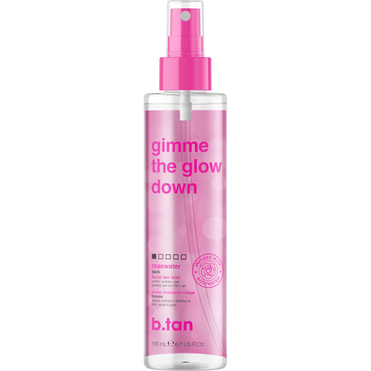 b.tan Rosewater Facial Tan Mist 190mL - gimme the glow down