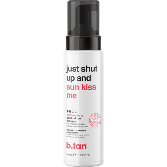 b.tan Gradual Tan Mousse 300mL - just shut up and sun kiss me