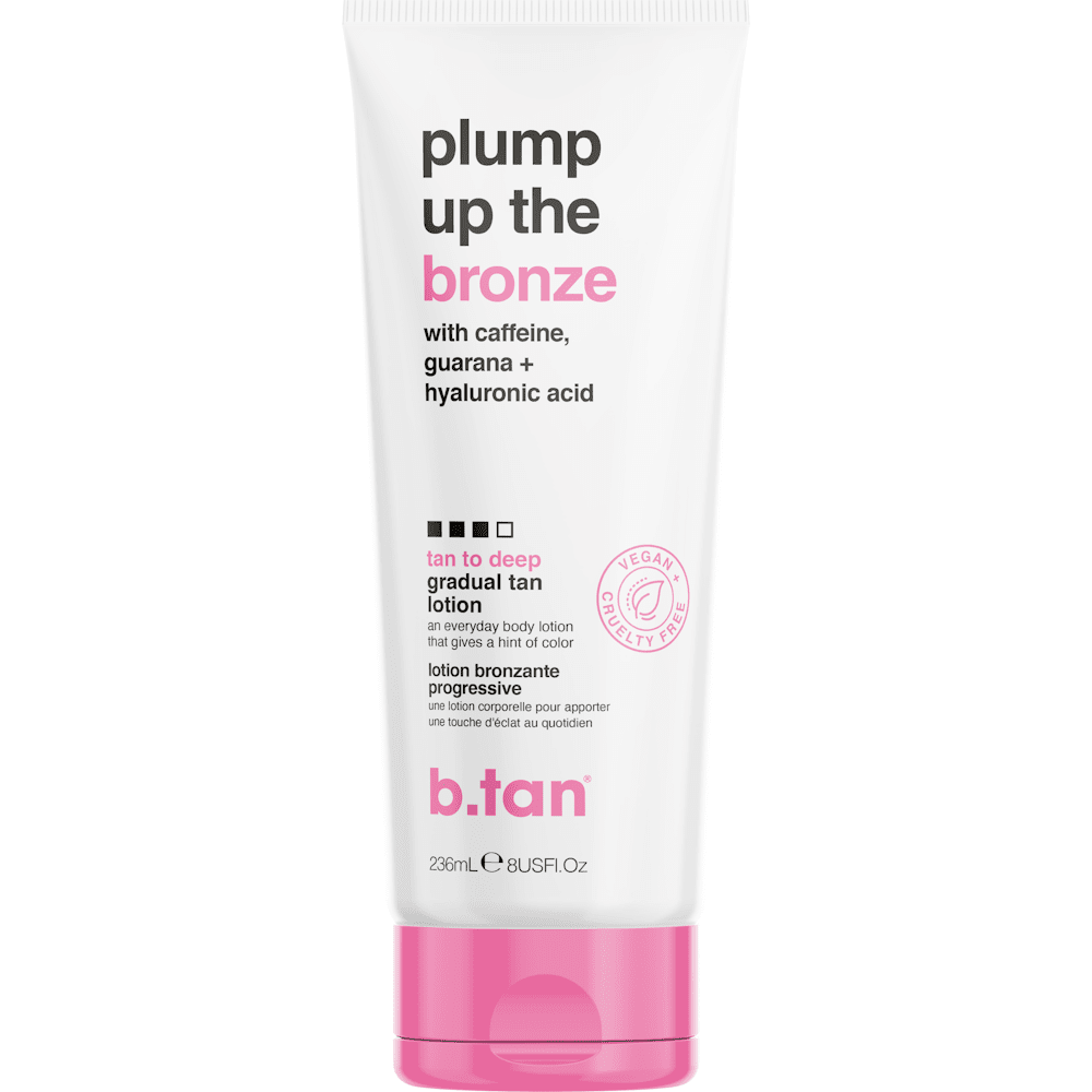 b.tan Gradual Tan Lotion 236mL - plump up the bronze