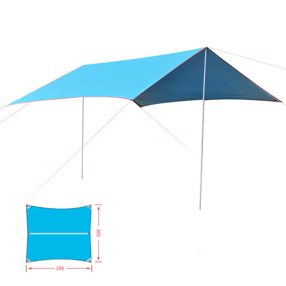 UV And Rainproof Awning Outdoor Camping Tent - Blue Force Sports