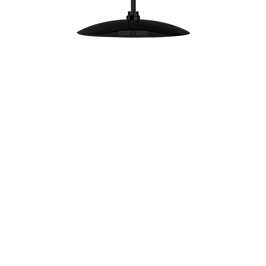 ACORN PENDANT BLACK 350mm