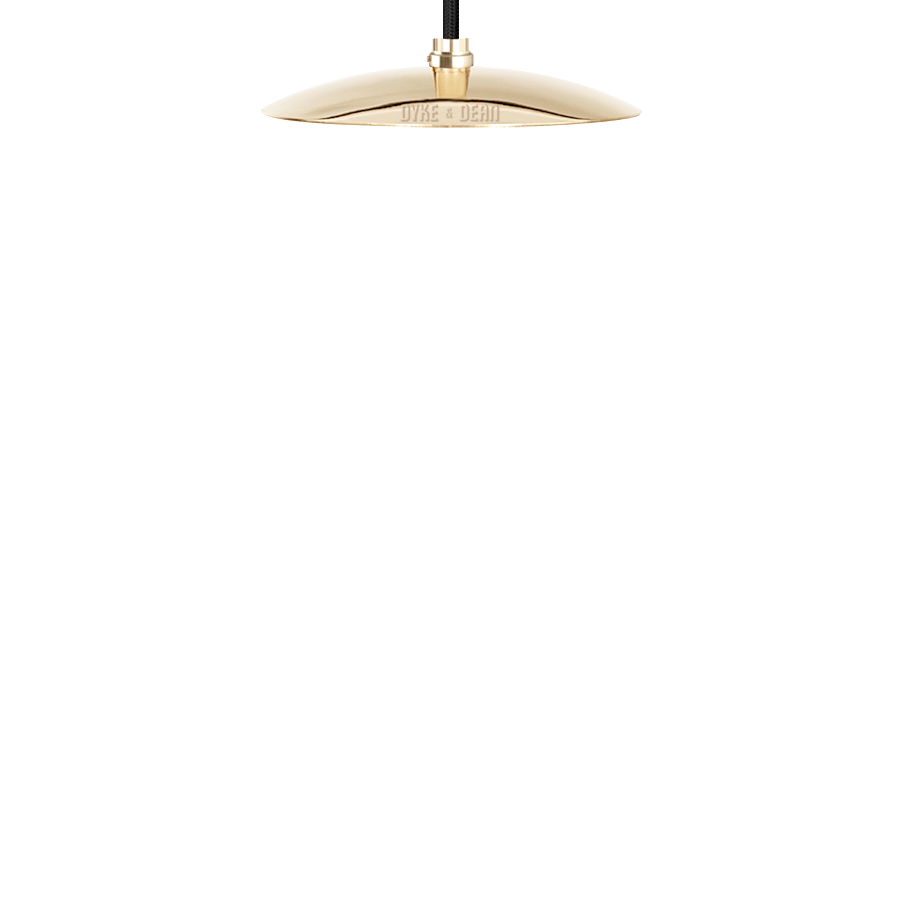 ACORN PENDANT BRASS 350mm