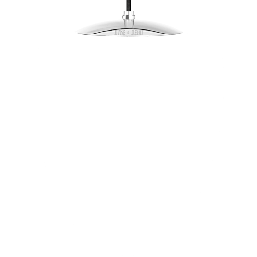 ACORN PENDANT CHROME 350mm