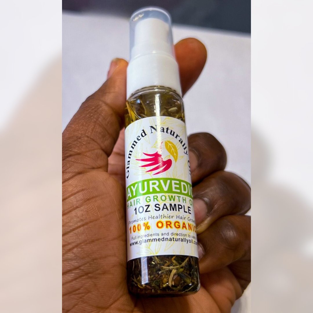 Ayurvedic Hair Growth Serum - GlammedNaturallyOil