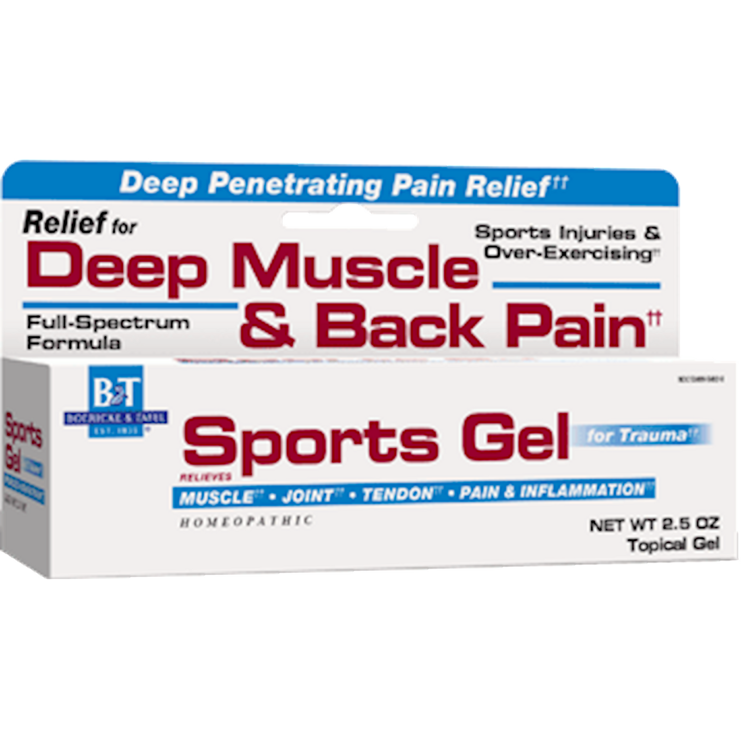 Boericke & Tafel Sports Gel 2.5 oz
