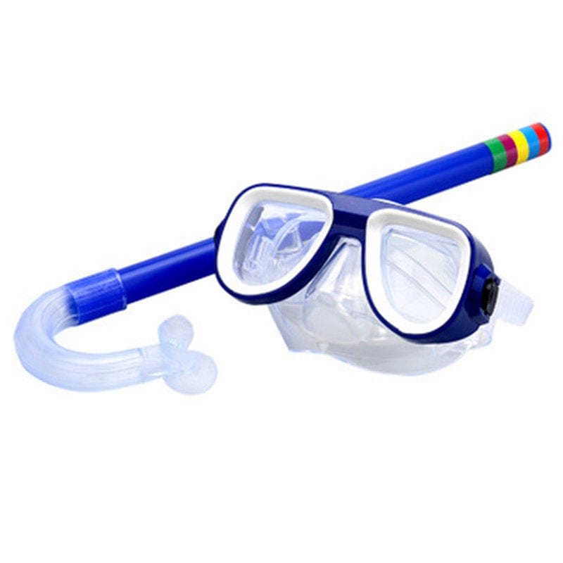 [Clearance!]Kids Diving Goggle Breathing Tube Shockproof Anti-Fog Swimming Glasses Band Snorkeling Underwater Accessories Set