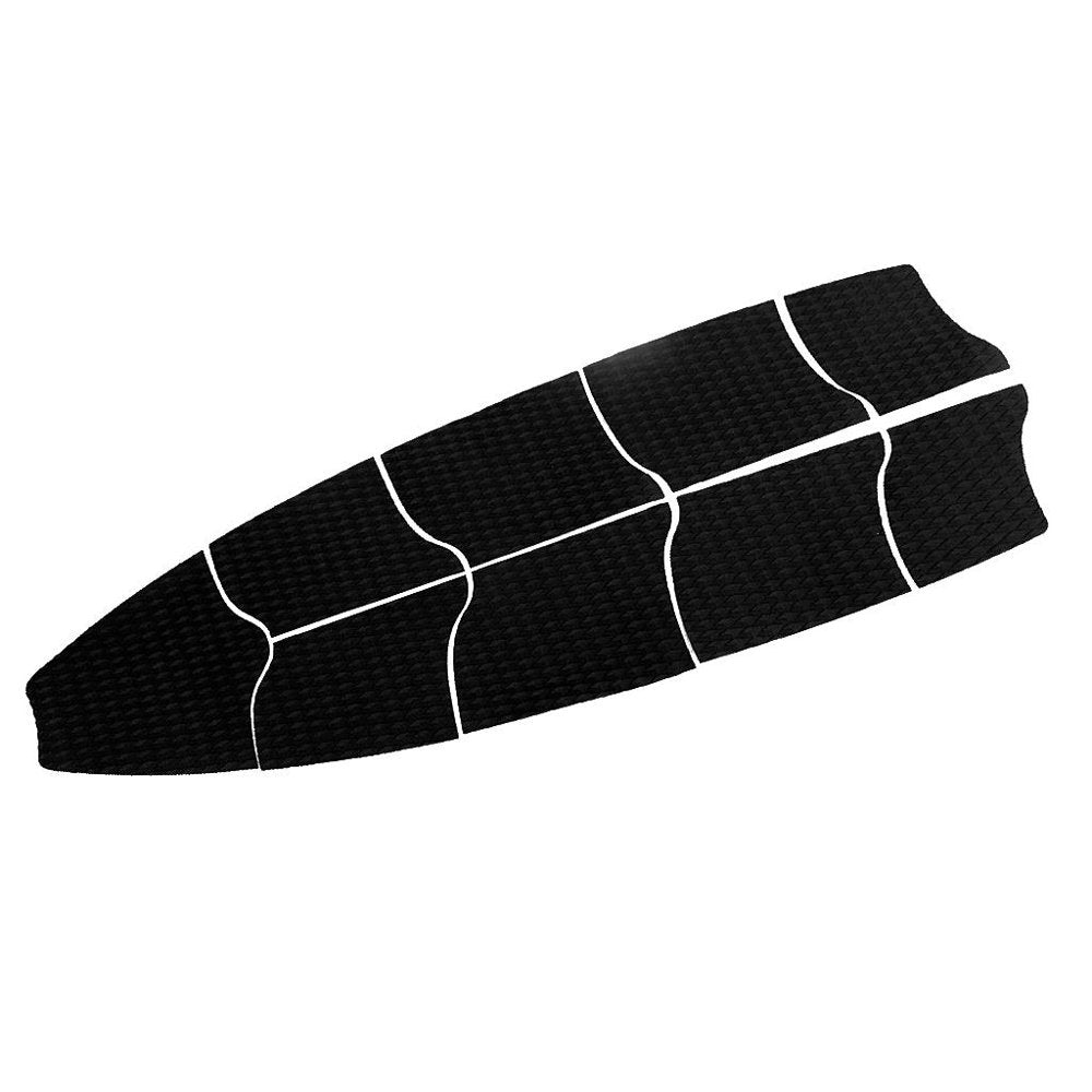 9 Pieces / Set Surfboard Kiteboard Longboard Traction Pad with Tail Pads Full Size Mat - 2 Colors Orange