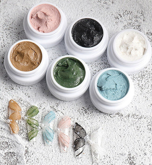 6ct Gypsum Sandy UV Nail Gel