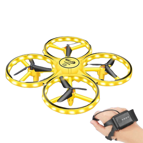 New RC Mini Quadcopter Induction Drone with Smart Watch Remote Control and Gesture Sensing for Kids - Kidstoylover